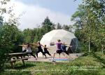 Waterproof Clear PVC Geodesic Dome House Yoga Glamping Home Tents