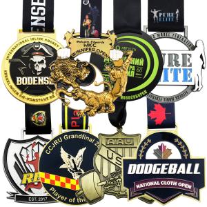 Quality Zinc Alloy Academic Award Medals Synthetic Enamel Color For School wholesale
