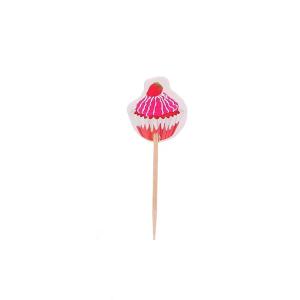 Quality CMYK Printing Baking Cake Birthday Paper Cupcake Topper wholesale