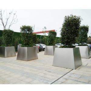 Quality Street Furniture L400xW400xH750mm Garden Metal Flower Pots wholesale