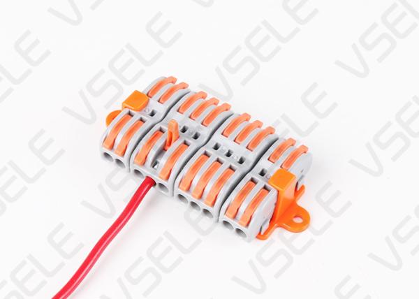 Cheap Fast Wiring 9mm Plastic Terminal Block Without Screws for sale