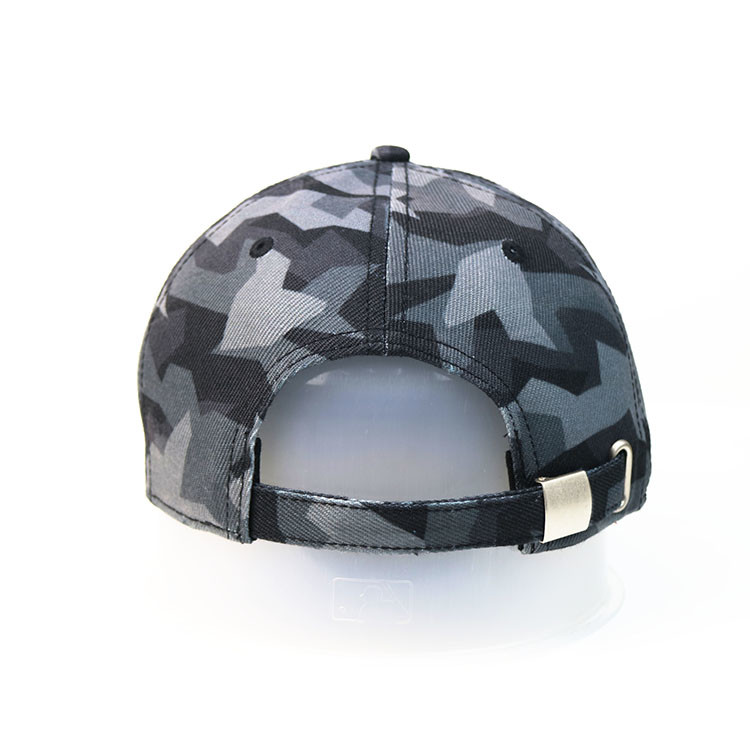 Flat Camo Embroidered Baseball Caps Custom Logo Unconstructed Or Any Other Design