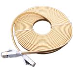 30pcs/Lot Gold 5m Cat7 Cable Rj45 Flat Lan Network Cable