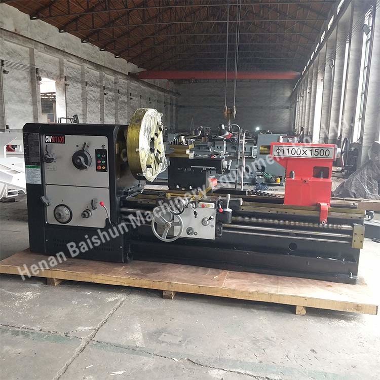 CW6180Q Brake Drum Brake Disc Lathe Machine Metal Pipe Threading Horizontal