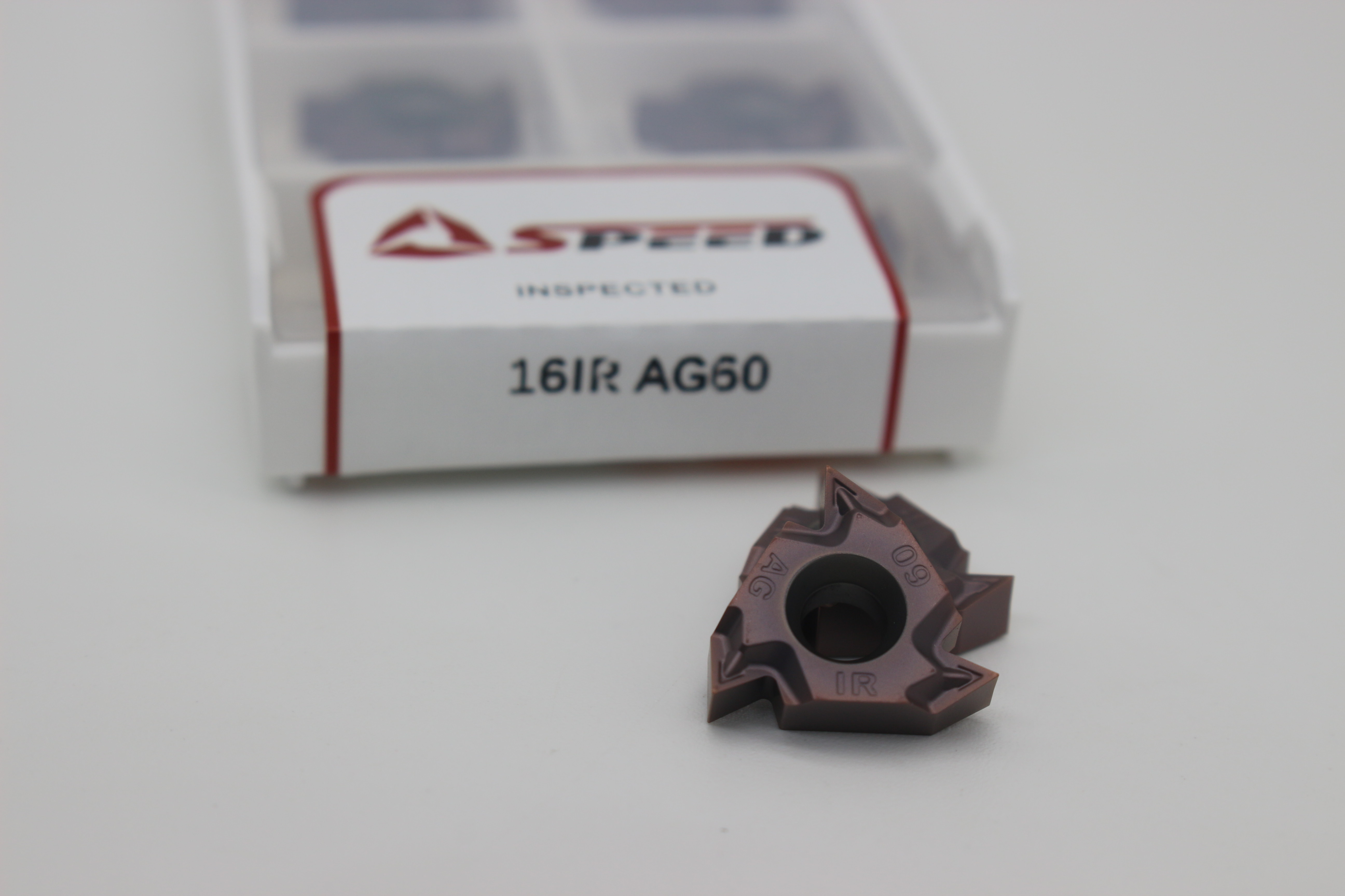 CNC Tungsten Carbide Threading Inserts 22IR/ER AG55/60 For Stainless Steel