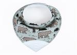 Personalized Colorful 100% Cotton Baby Teething Bibs Adjustable Size Eco