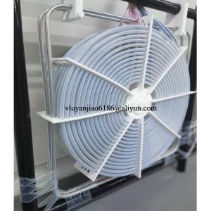 Quality PTFE Sheathed Heating Element , Chemical Bottom PTFE Frame Immersion Heater wholesale