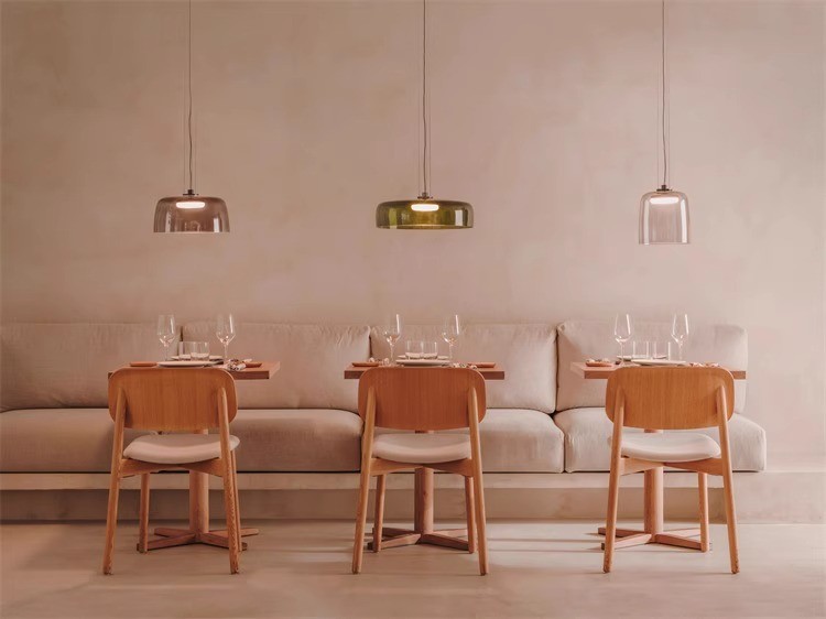 Nordic Simple Colorful Glass Restaurant Pendant Lamps For Bar Living Dining Room Hanging Light(WH-AP-557)