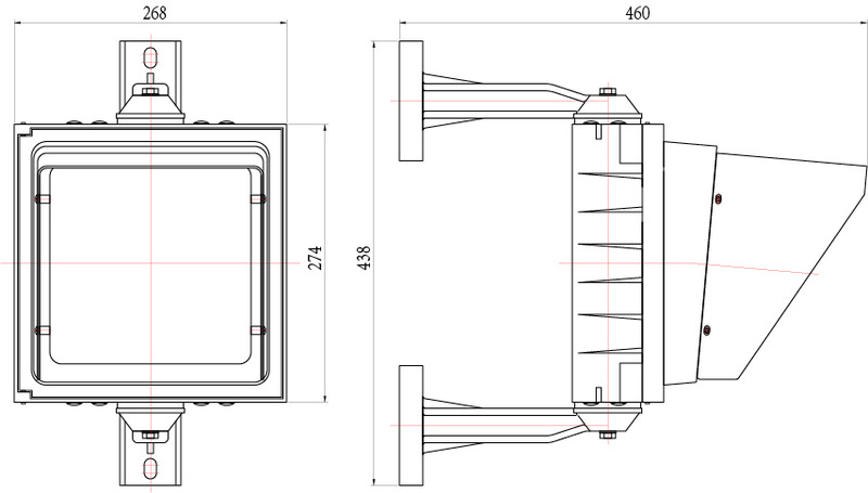China supplier 200mm traffic signal lamp square housing poly carbonate UV resistant anti fatigue
