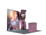 Advertising Trade Show Booth Displays Dye Sublimation Printing Various Shapes