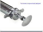 Copper 20ml Veterinary Metal Syringe 9.5cm Luer Lock Metal