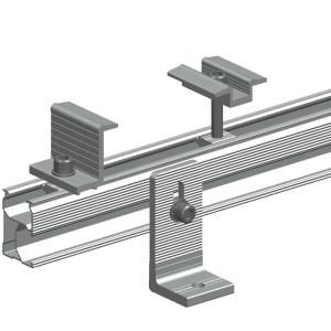 China Pre Galvanized Solar Panel Mounting Brackets Aluminum PV Mounting Brackets on sale