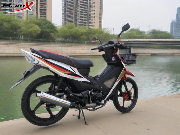 4-Stroke Hydraulic Damping Disc Brake Mini Motorcycle with Kick Starter 125cc