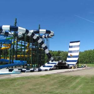 Quality The Most Thrilling Boomerang Slide Screaming Water Games For Adults wholesale