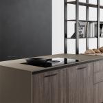 PVC Vaccum Finish Contemporary Kitchen Cabinets Modern Kitchen Units