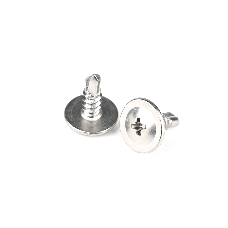 Standard Sus410 Stainless Steel Phillips Wafer Head Self Drilling Screws for Metal