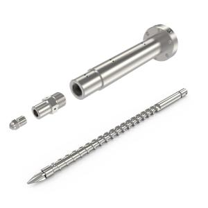 Quality Single Rubber Bimetallic Screw Barrel 2.0-3.0mm For Rubber Extrusion Machine wholesale