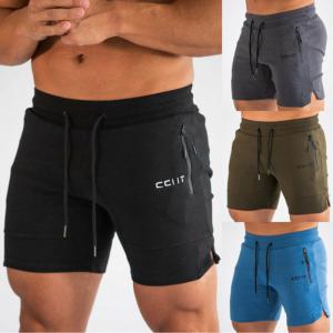 Quality Mens Running Shorts Marathon Training Running Wear Logo Printable Drawstring Closure Multiple Color Mesh Lining wholesale