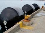 400mm Dia 800mm Long Foam Filled Marine Fenders Good Resilience