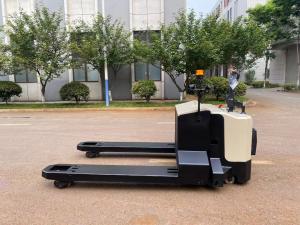 Quality 10000 kg Maximum Load Capacity Electric Pallet Truck with 48V 300AH Battery Capacity wholesale