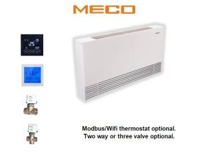 Quality Two Pipe Ultra Thin Floor Mounted Fan Coil Units 4.8kw Heating Capacity 130cm Length wholesale