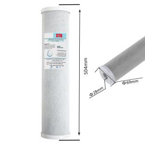 Quality 20 inch Cto Carbon Block Filter cartridge for Water Filtration and Odor Elimination wholesale