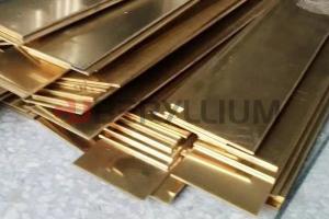 Quality BeCu Copper Beryllium Sheet With 6mm Thickness 50mm Width Elongation 9% wholesale