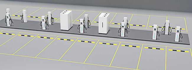 400Vac EV Charging Pile IP65 IK10 With Natural Cooling Dispenser