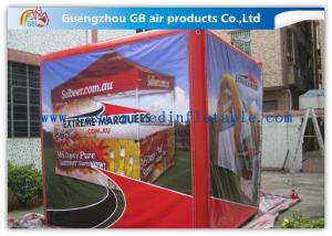 Quality Fire - Proof Red Inflatable Cube Tent Custom Printed Tent for Advertising wholesale