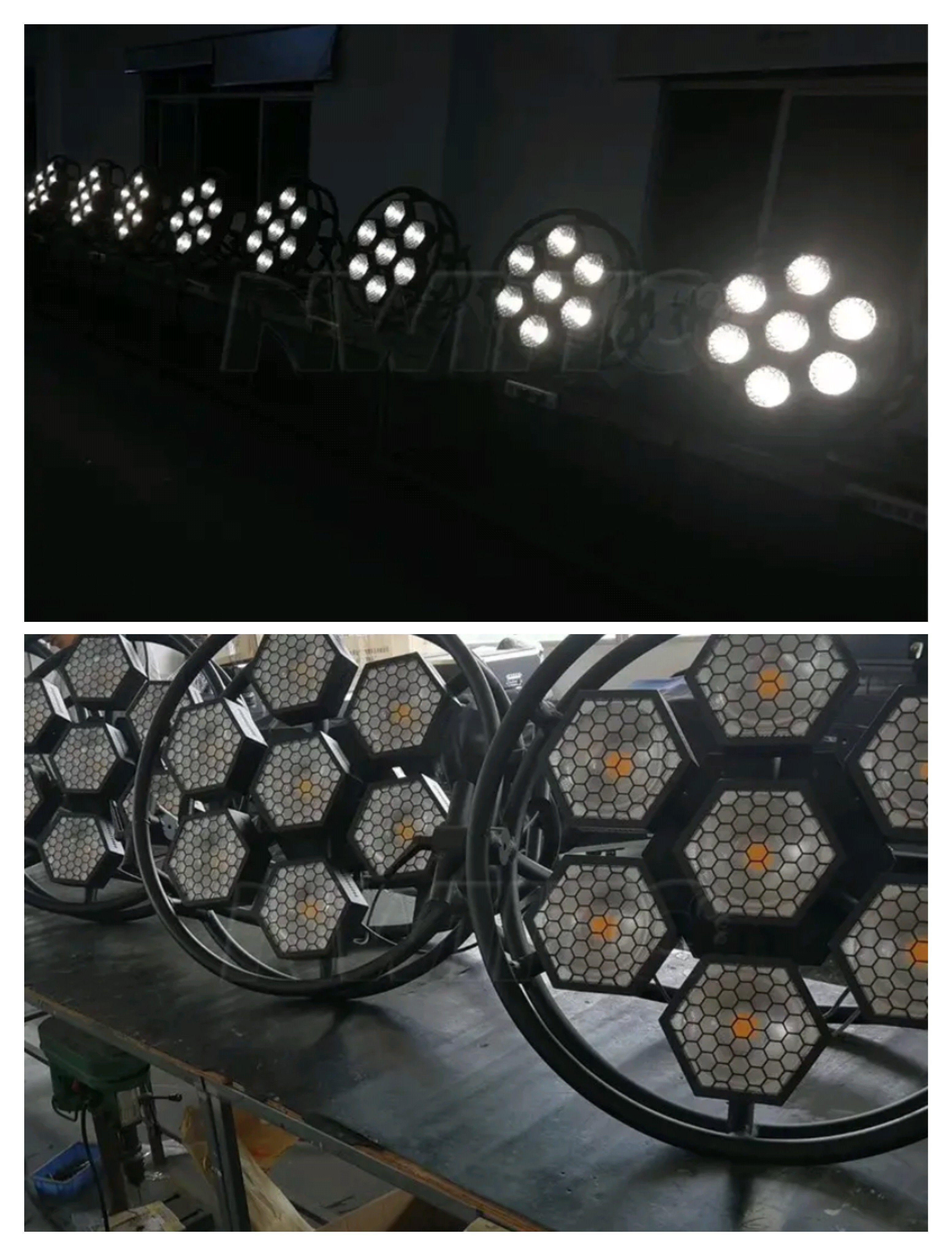 90 18 RGBW LED Head Cob Light DMX512 Retro Lamp for Bar Stage Club Party Wedding Pl90