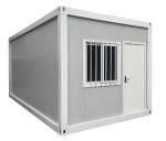 Strong Flat Pack Container House Top Bottom Integrated Packaging Container House