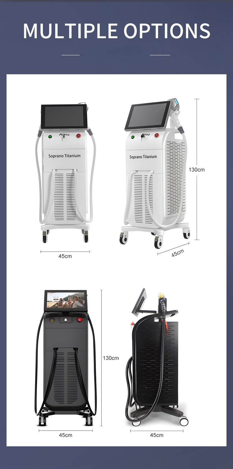 1200W Laser Hair Removal Permanent Machine 120J/cm2 With TEC Sapphire Contact Cooling