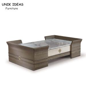 Quality Living Room Luxury Center Coffee Table 140*80*50cm Furniture Square With Drawer wholesale