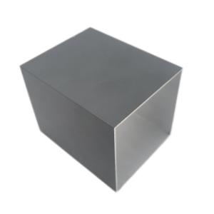 Quality Square Section Aluminium Tube Profiles Electrophoretic Coating wholesale