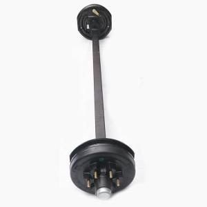 Quality 2000Kg 12 Inch Drum Electric Trailer Drop Axles 50x50mm wholesale