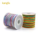 Singal or Rainbow Color 0.8mm Nylon Cord for DIY Jewelry Accessories Directly