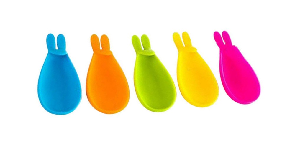 Holder Cute High Quality Silicone Cup Hanging Tool Gift Coffee Tea Spoon Holder Food Grade Silicone Rabbit Tea Bag