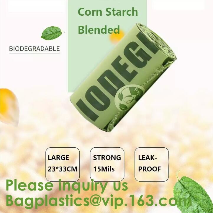Heavy Duty Compostable T-shirt Handle Tie Plastic Roll Garbage Bags Trash Bags, t shirt carry bags, bagease, bagplastics