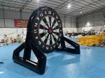 6ft PVC Inflatable Football Dart Board Blue Soccer Dart For Giant Yard Games