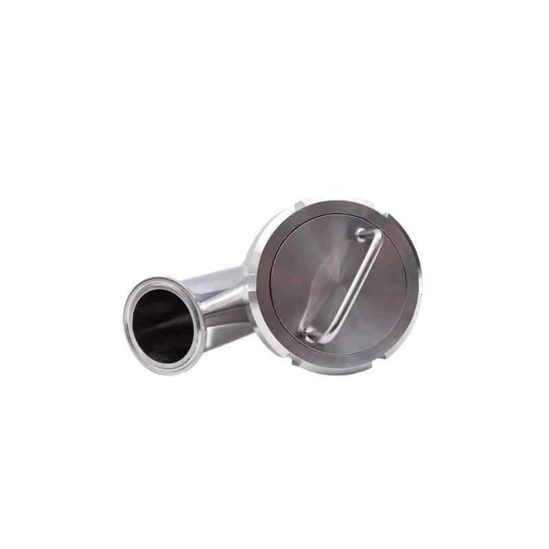 Sanitary Stainless Steel Y Type Water Filter Clamped Connection End