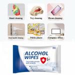Anti-Bacterial Disposable Sanitizing Cleaning 75% Ethanol Disinfecting Wet Wipes