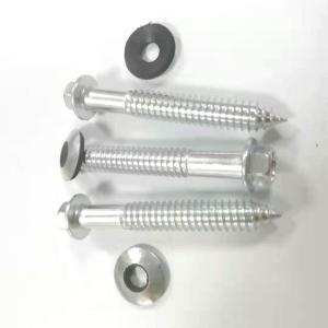 Quality Self Tapping Screw Ss 304 , Stainless Steel Flange Head Self Tapping Screws Roofing Screws With Washer wholesale