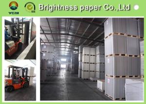 Quality Anti Curl Wood Pulp Board Paper , GC1 GC2 / C1S Ivory Card Paper For Book Covers wholesale