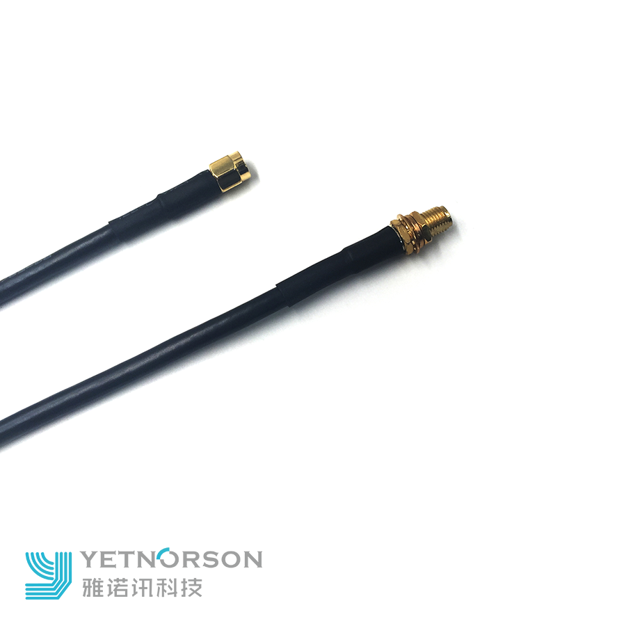 Vertical Polarization N Male to RP SMA Male Extension Cable for Antenna LMR400 RG 58