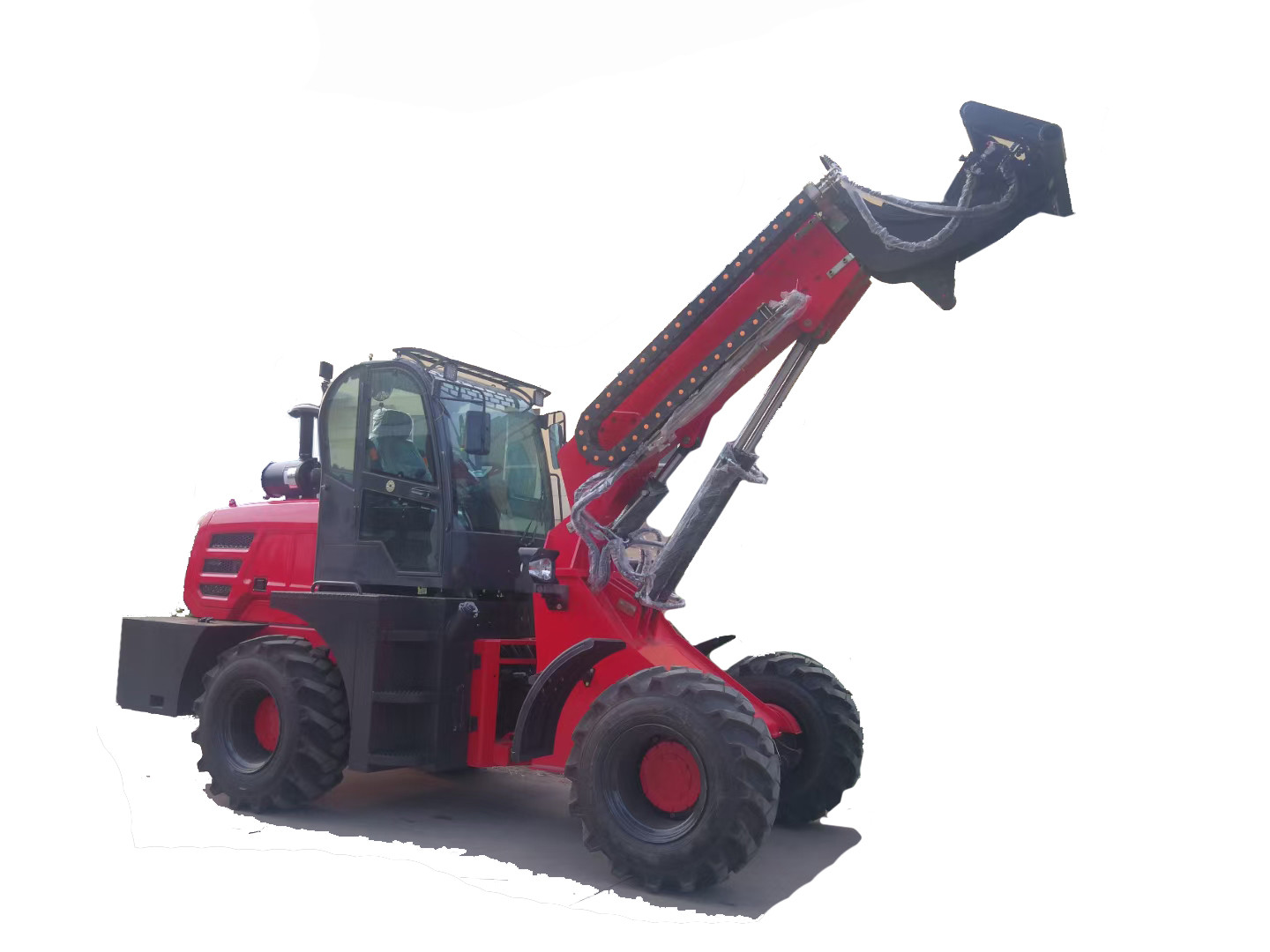 9.5 Ton WZ35-20 Backhoe Loader Machine With YN4102 76KW Engine