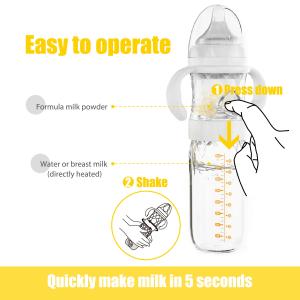 Quality Breastmilk Feeding Outdoor Formula Mixing Baby Bottle PPSU 240ml Medium Flow wholesale
