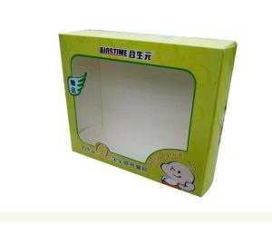 Quality Gloss Art Paper Box Packaging PVC Window , Paper Cardboard Box wholesale