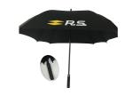 Square Shape Black Promotional Golf Umbrellas With Pongee Silk Screen Logo