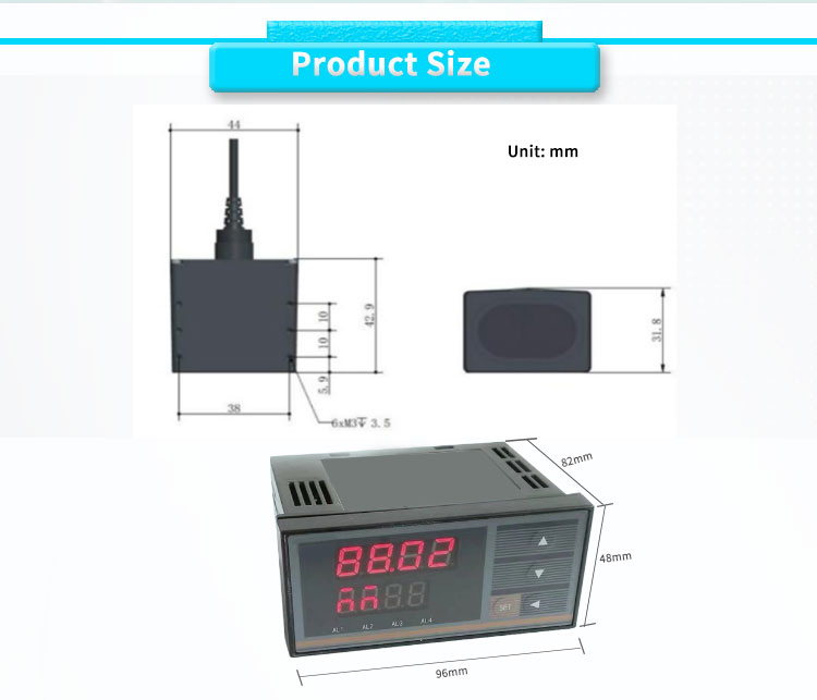 High- Lidar Laser Distance Sensor Module -25-60°C 0.1-100m Range 5V-24V Power Supply