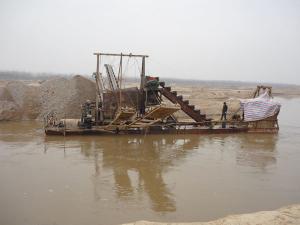 Quality Lake Reclamation Bucket Chain Dredger Sand - Excavating 1-25m Depth wholesale